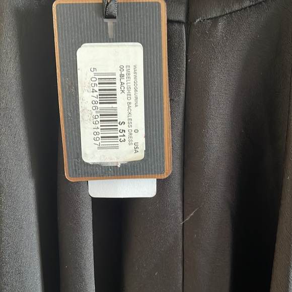 New Ted Baker size 0 embellished backless dress - Picture 6 of 7